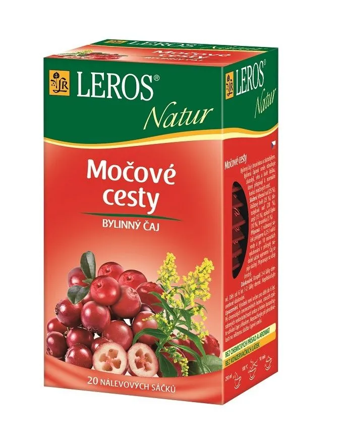 Leros Natur Močové cesty porcovaný čaj 20x1,5 g