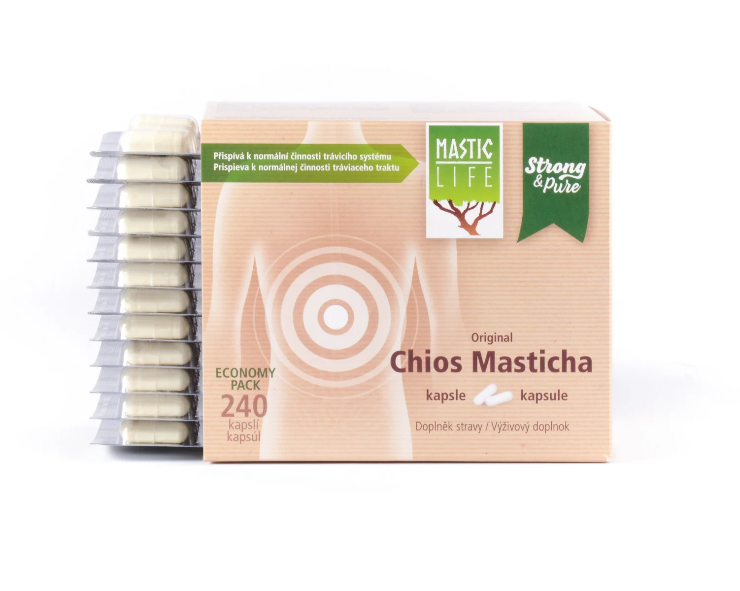 Masticlife Strong & Pure Chios Masticha 240 kapslí