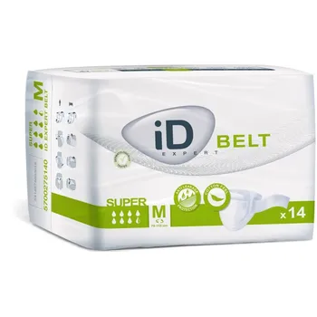 iD Belt Medium Super plenkové kalhotky s upínacím pásem 14 ks