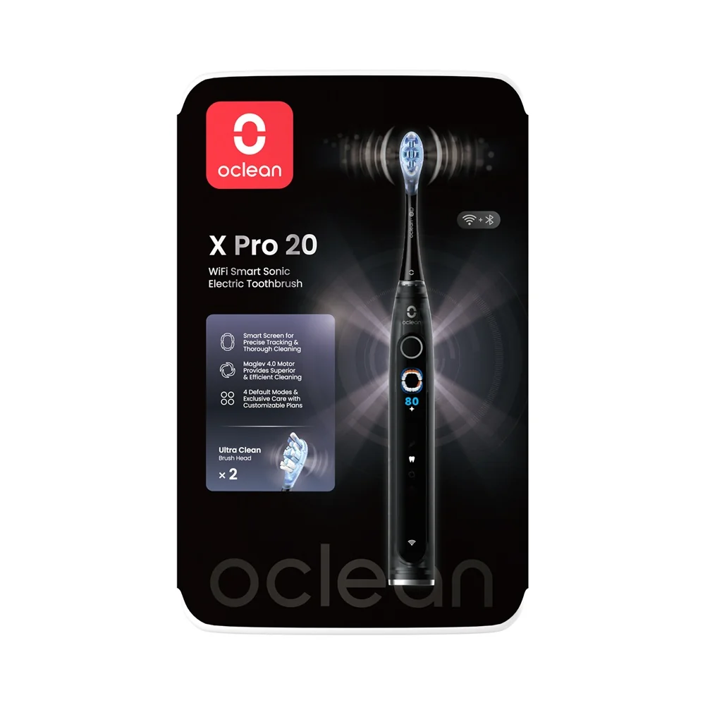 Oclean X Pro 20 sonický kartáček černý
