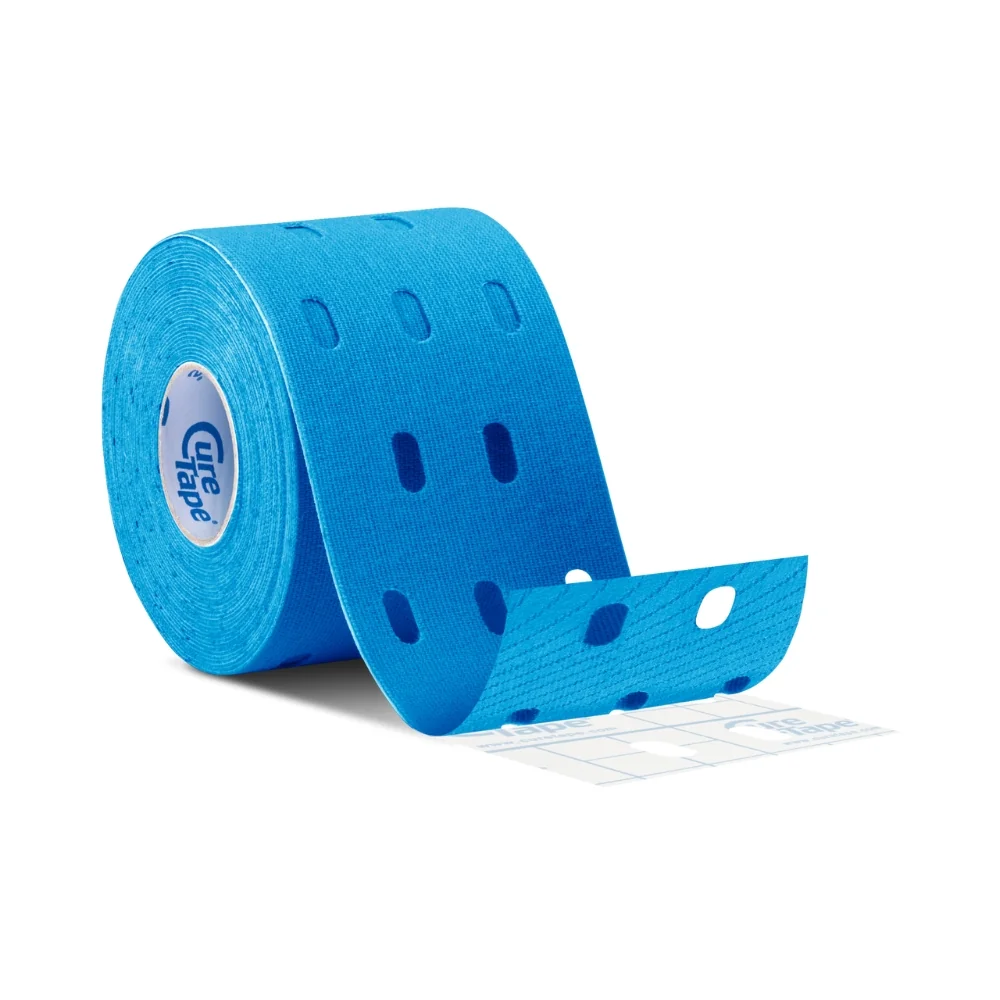 CureTape Punch 5 cm x 5 m kineziologický tejp modrý