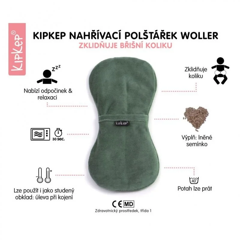 KipKep nahřívací polštářek WOLLER Dusty Clay