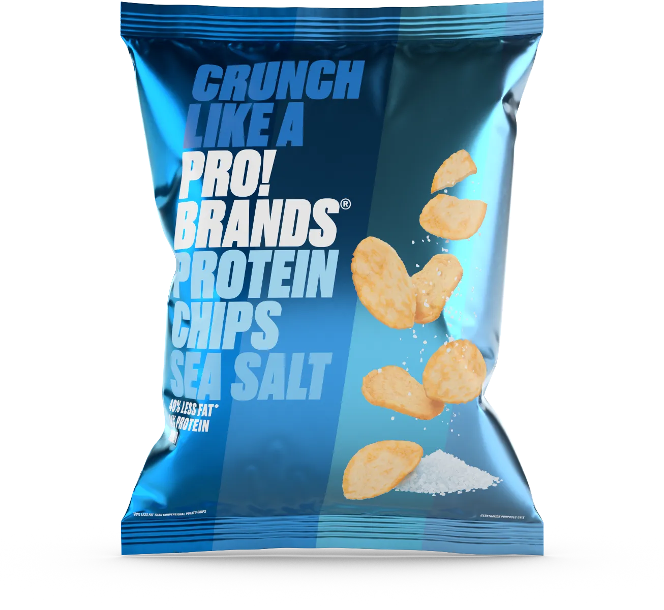 PRO!BRANDS Protein Chips sůl