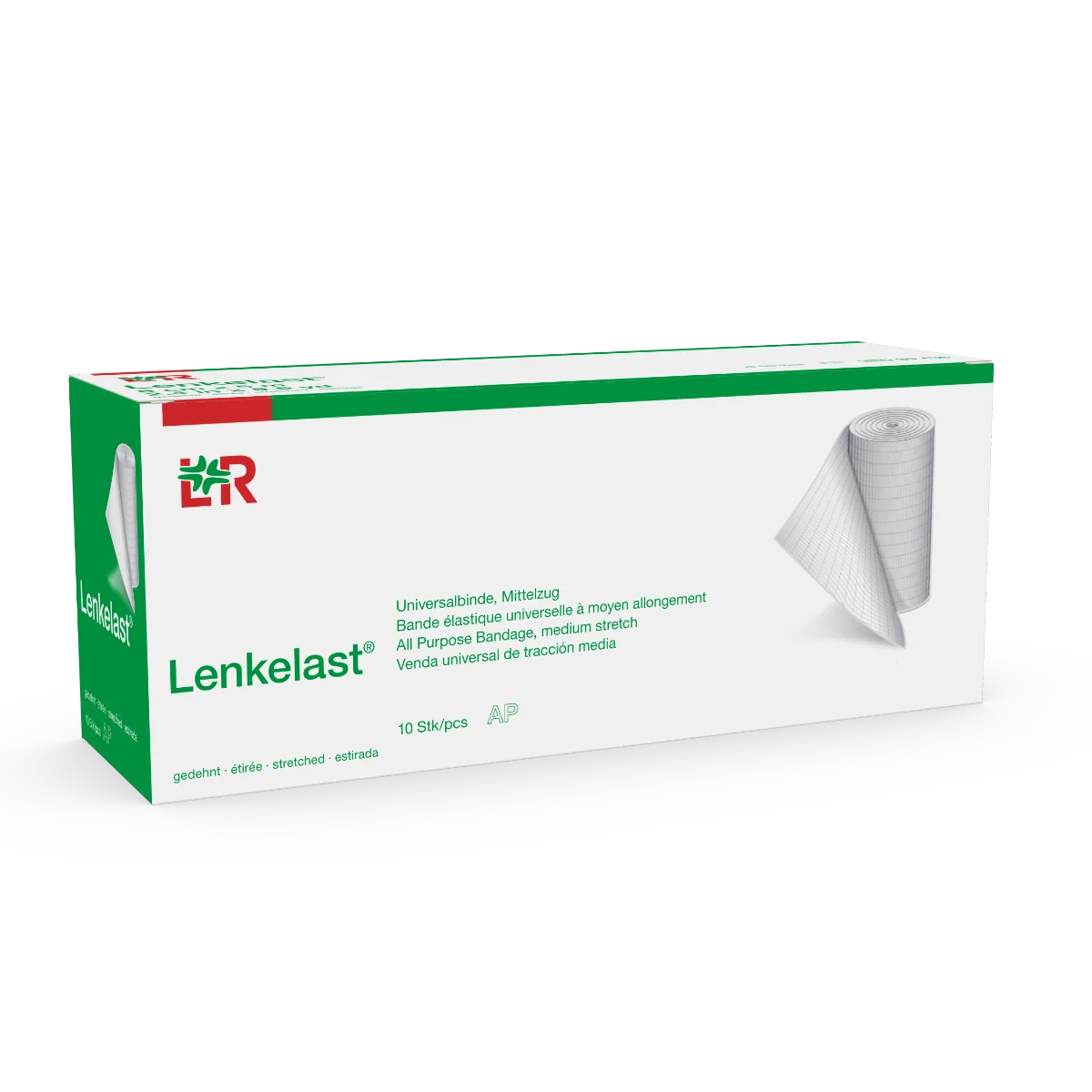 Lenkelast Elastické univerzální obinadlo 12 cm x 5 m střední tah 1 ks