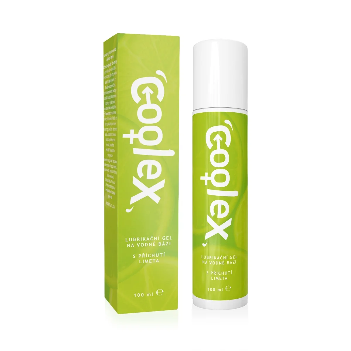 Coolex Lubrikační gel na vodní bázi limeta 100 ml airless