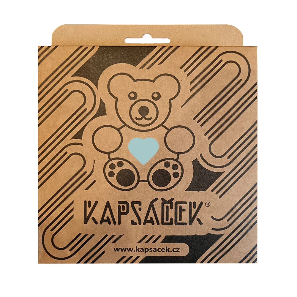 Kapsáček Ochranný obal na dětskou kapsičku mint