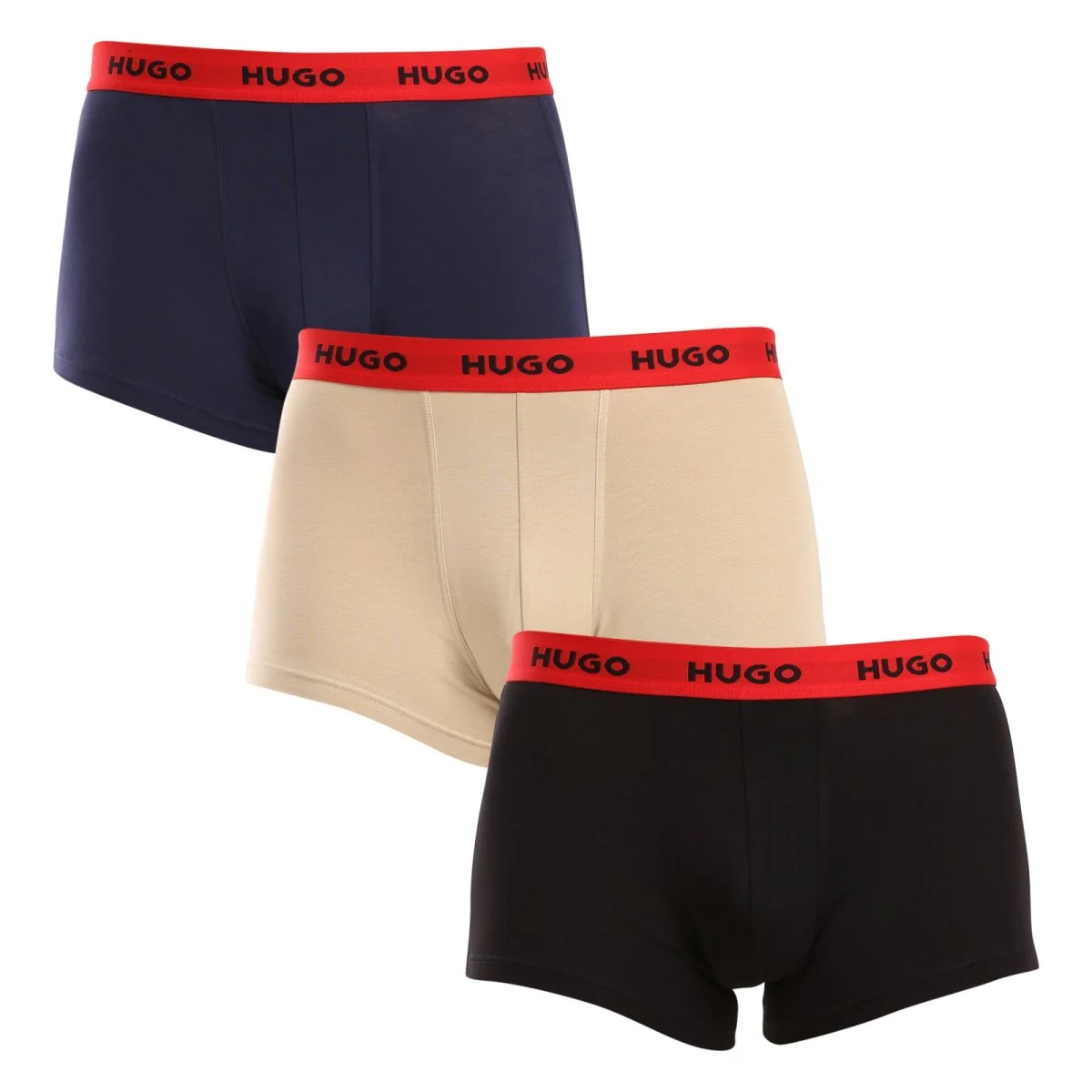 HUGO 3PACK pánské boxerky vícebarevné (50517878 962) L