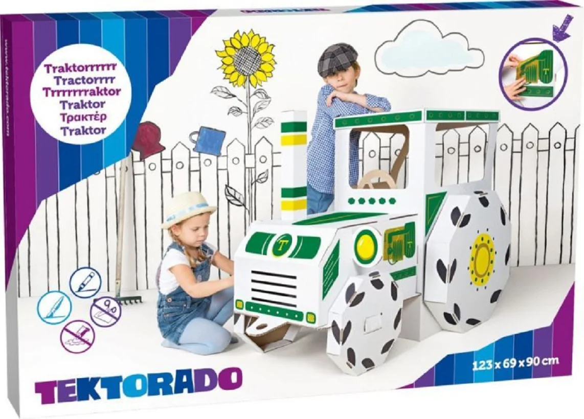 Tektorado Dětský kartonový traktor