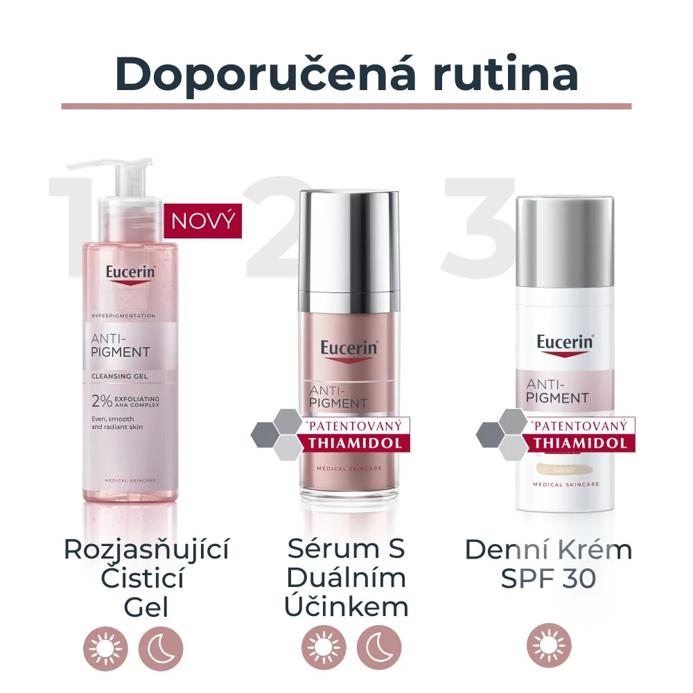Eucerin AntiPigment SPF30 tónovaný denní krém světlý 50 ml