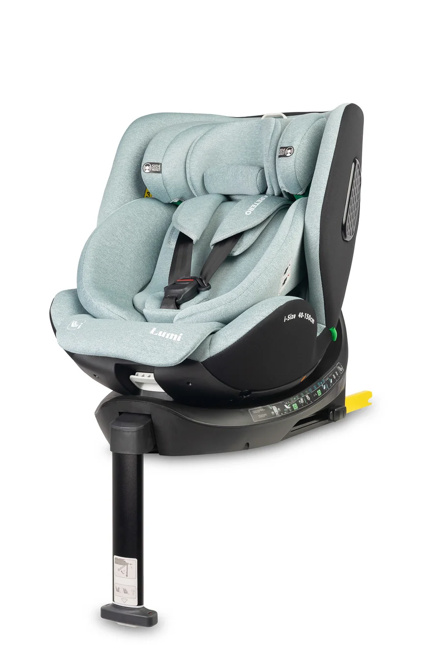 Caretero Autosedačka Lumi i-Size 40–150 cm, Isofix, 360°, růstová, zelená