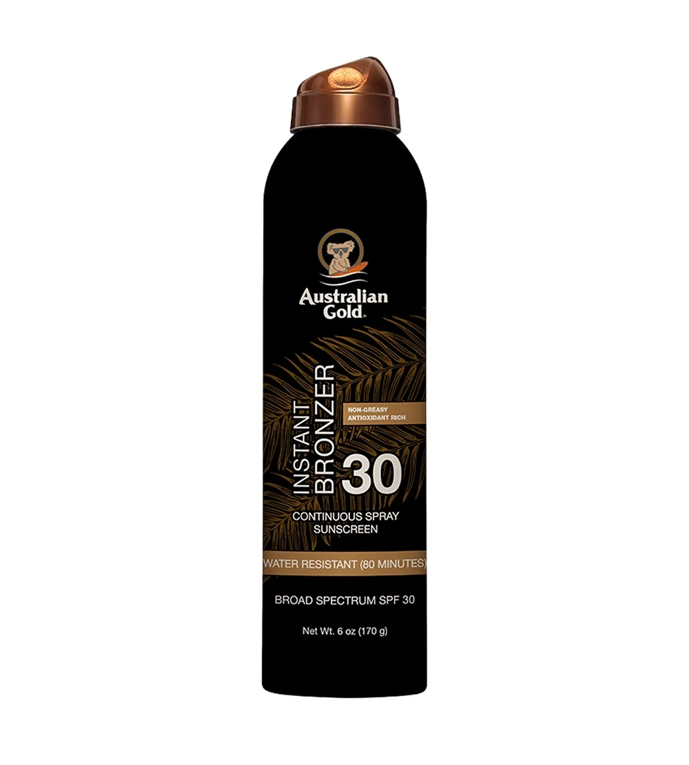 Australian Gold SPF 30 Continuous Spray Bronzer ochranný sprej 177 ml