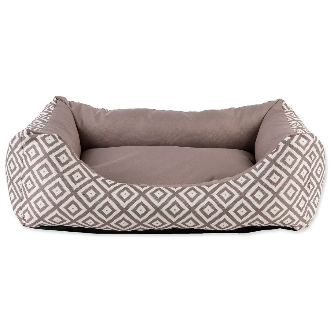 Dog Fantasy Pelech Sofa etno hnědý 75x55x20cm