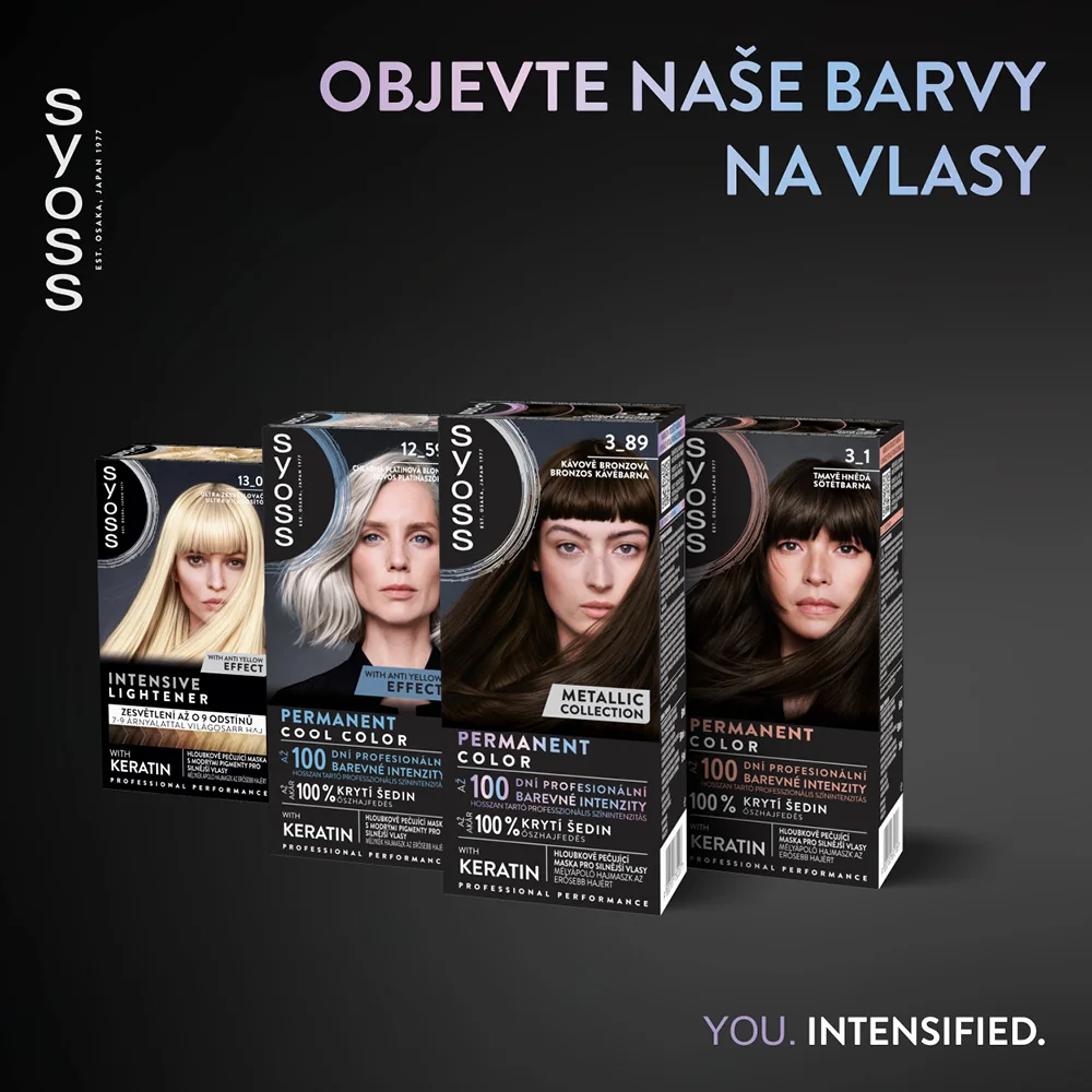 Syoss Metallic Collection Permanentní barva na vlasy 3-89 kávově bronzová 115 ml