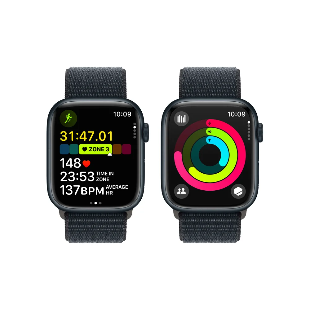 Apple Watch S9 Cellular 45 mm sport loop smart hodinky Midnight