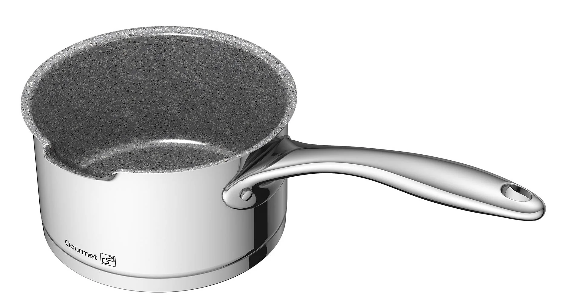 G21 Sada nádobí Gourmet Miracle s cedníkem 9 dílů, nerez/greblon