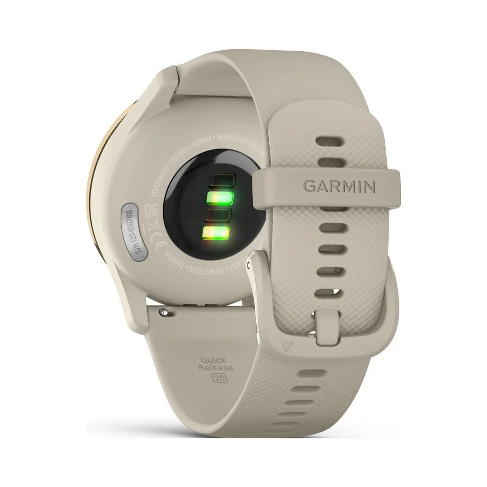 Garmin Vivomove Trend chytré hodinky French Grey Silic