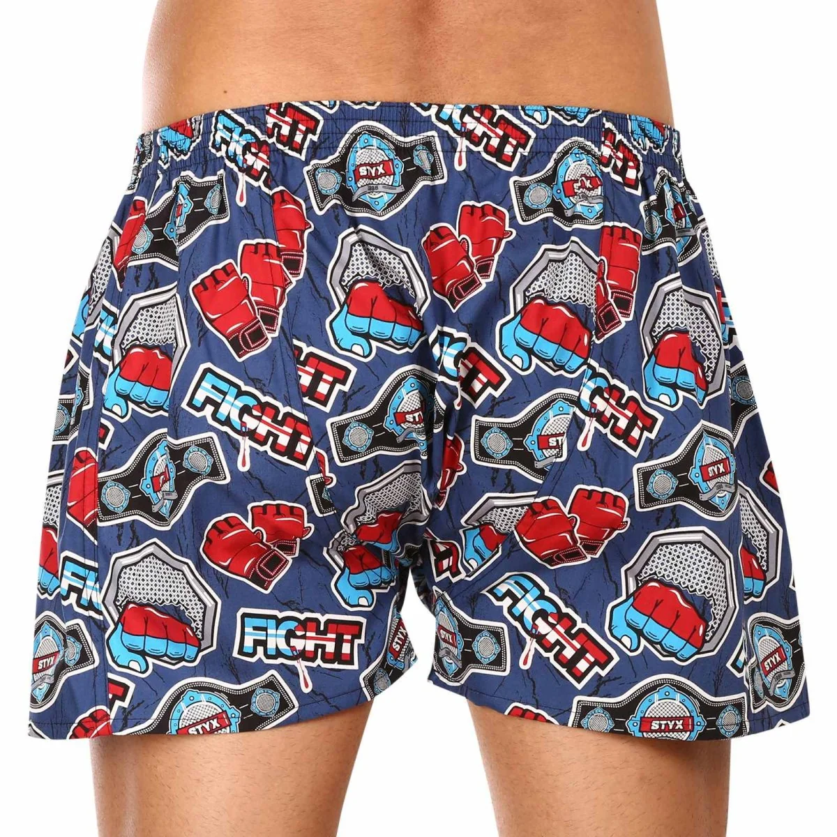 Styx Pánské trenky art klasická guma nadrozměr fight (E1556) 3XL