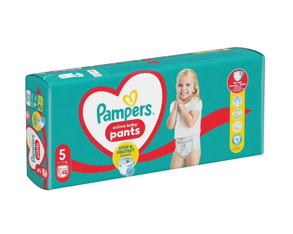 Pampers Pants vel. 5 11–17 kg plenkové kalhotky 48 ks