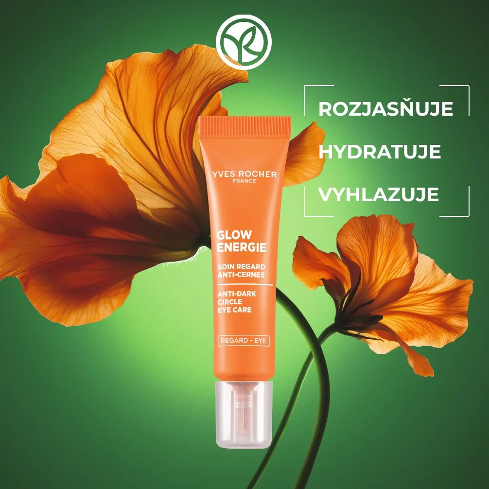 Yves Rocher Glow Energie Rozjasňující péče na kruhy pod očima 15 ml