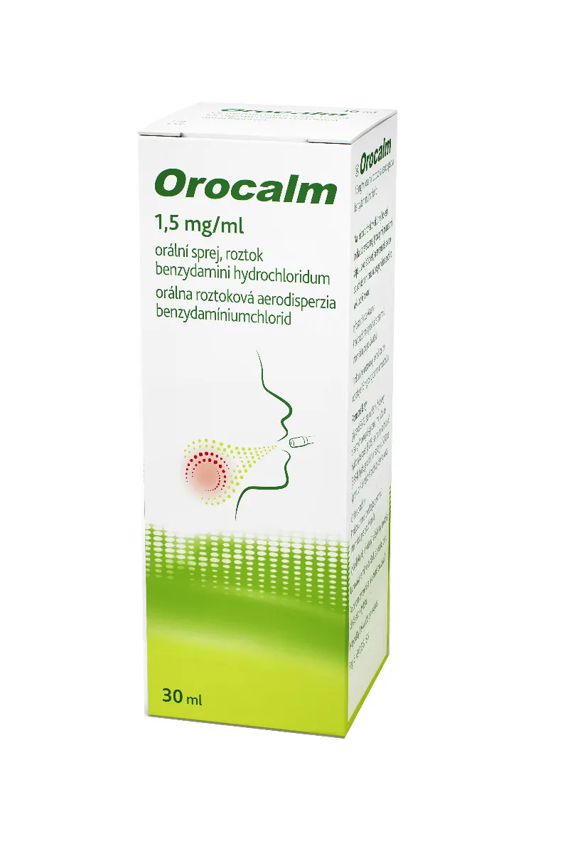 Orocalm 1,5 mg/ml orální sprej 30 ml