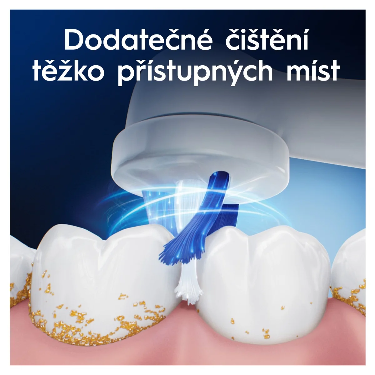 Oral-B iO Interdental Clean kartáčkové hlavy 2 ks bílé