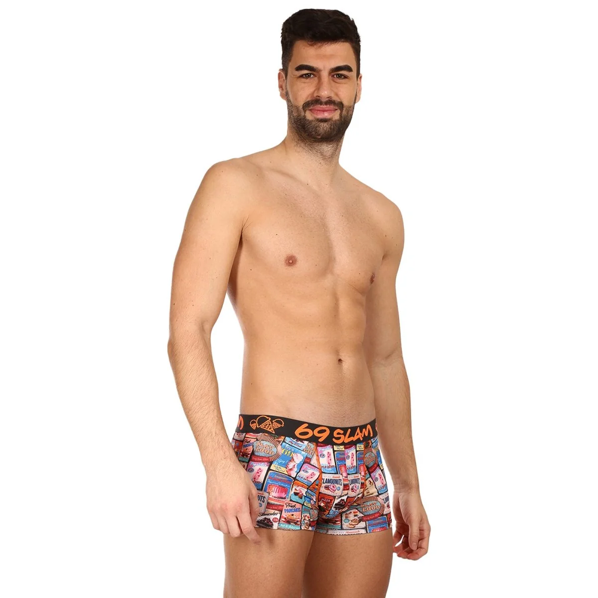 69SLAM Pánské boxerky hip vintage food sign (MSYVFS-PO) M