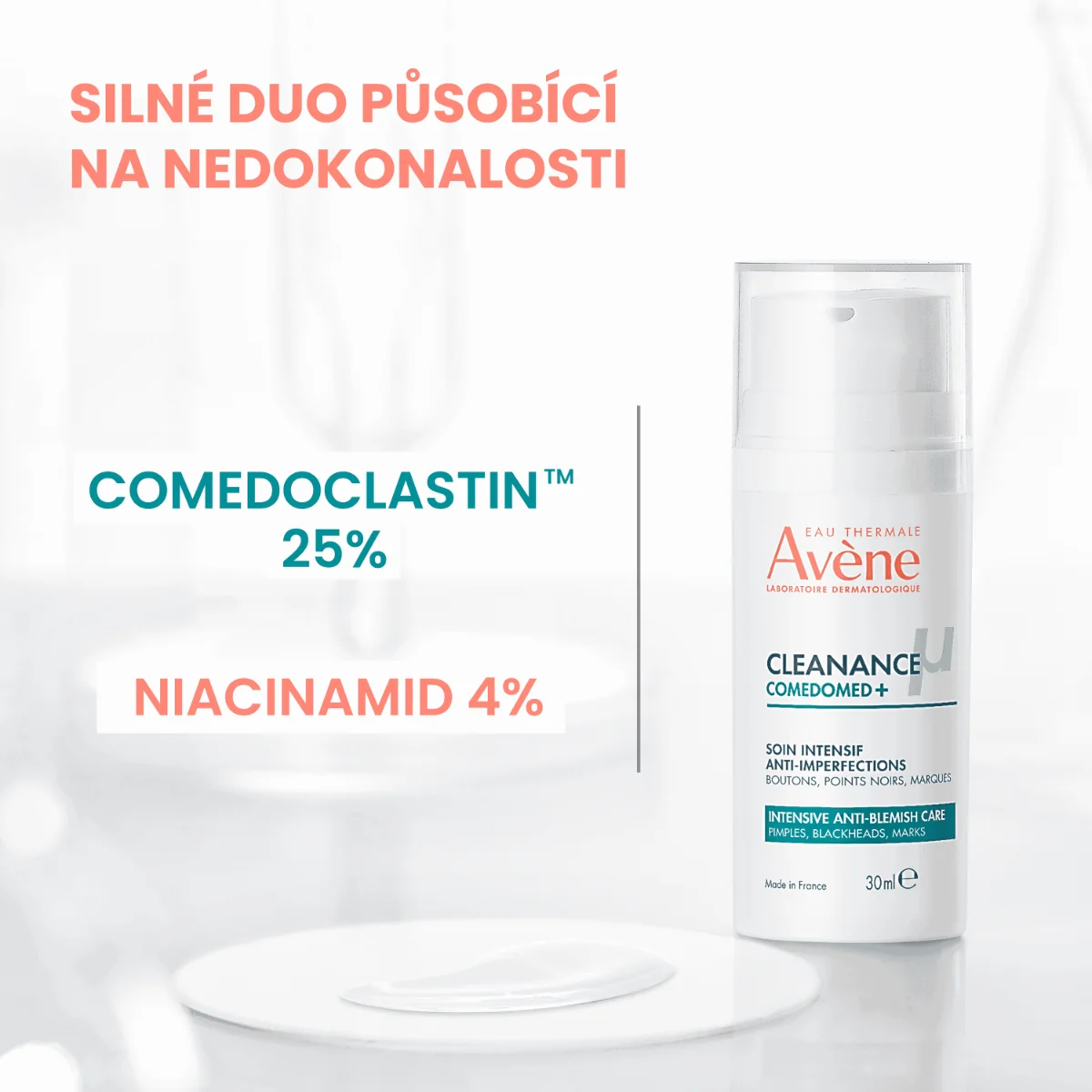Avène Cleanance ComedoMed+ Intenzivní péče proti nedokonalostem pleti 30 ml