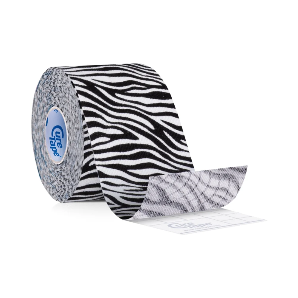 CureTape Art 5 cm x 5 m kineziologický tejp Zebra
