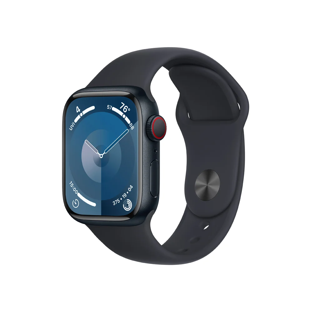 Apple Watch S9 Cellular 41 mm sport band S/M smart hodinky Midnight