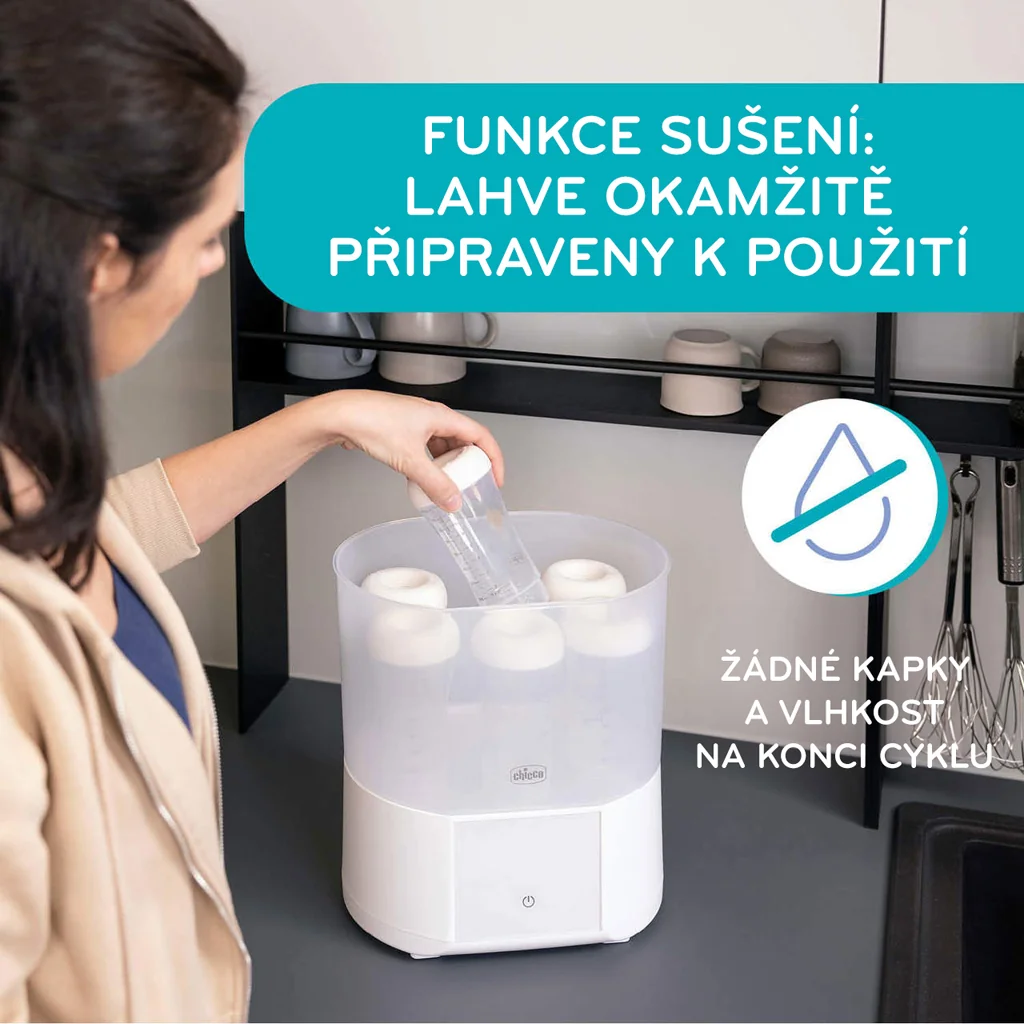Chicco Sterilizátor elektrický parní s funkcí sušení