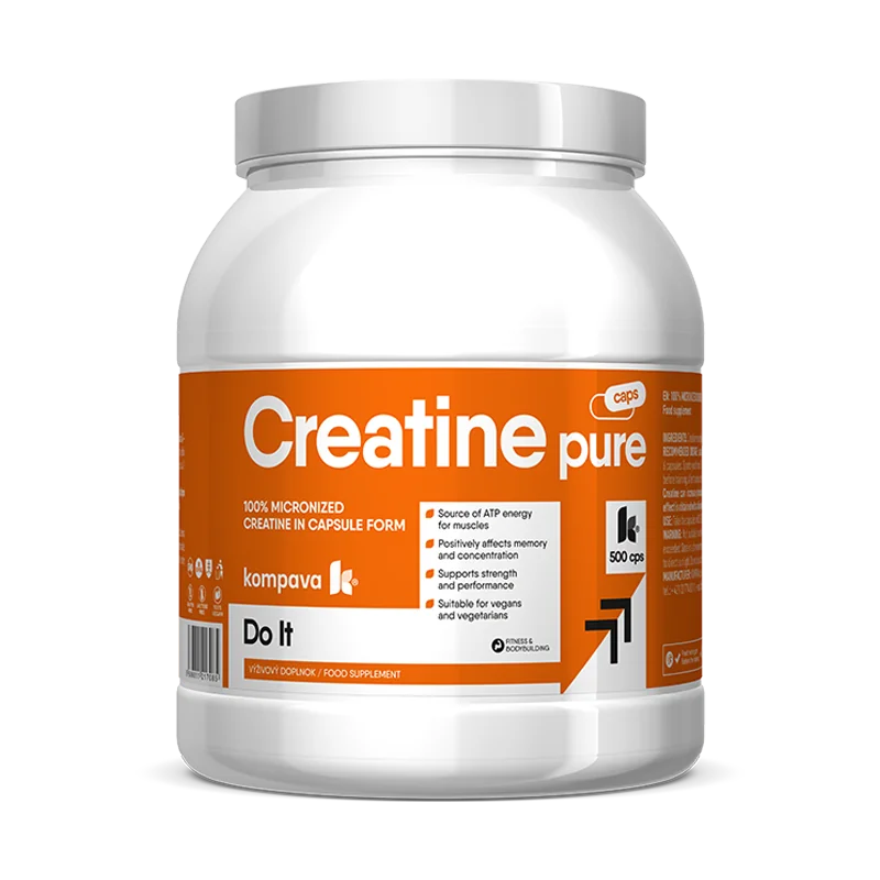 KOMPAVA Kreatin Pure v kapslích 500 cps