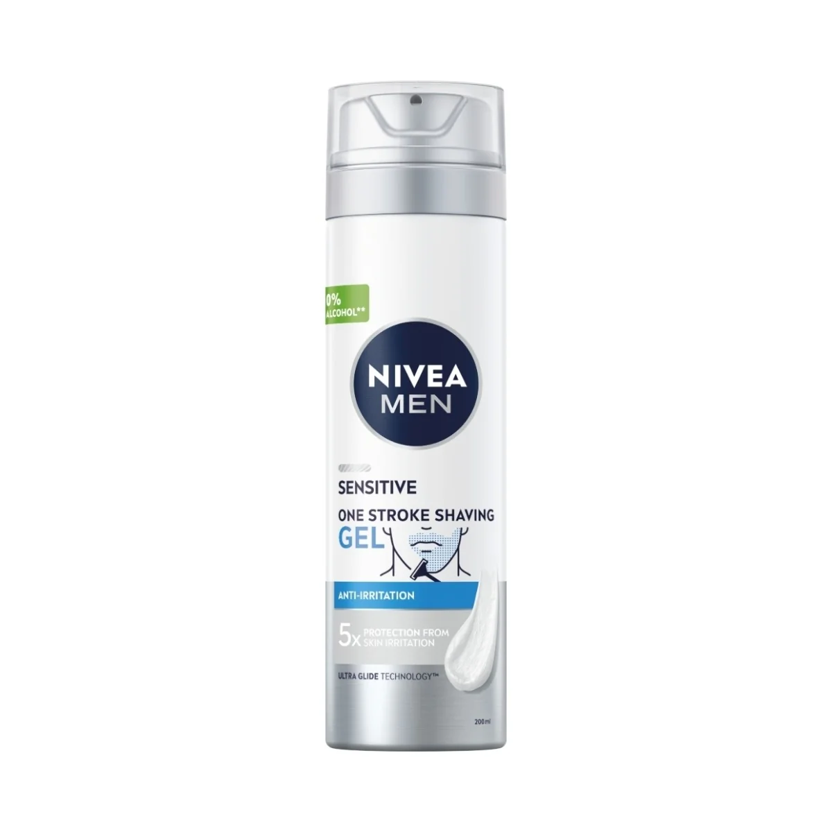 Nivea Men Sensitive gel na holení na strniště 200 ml