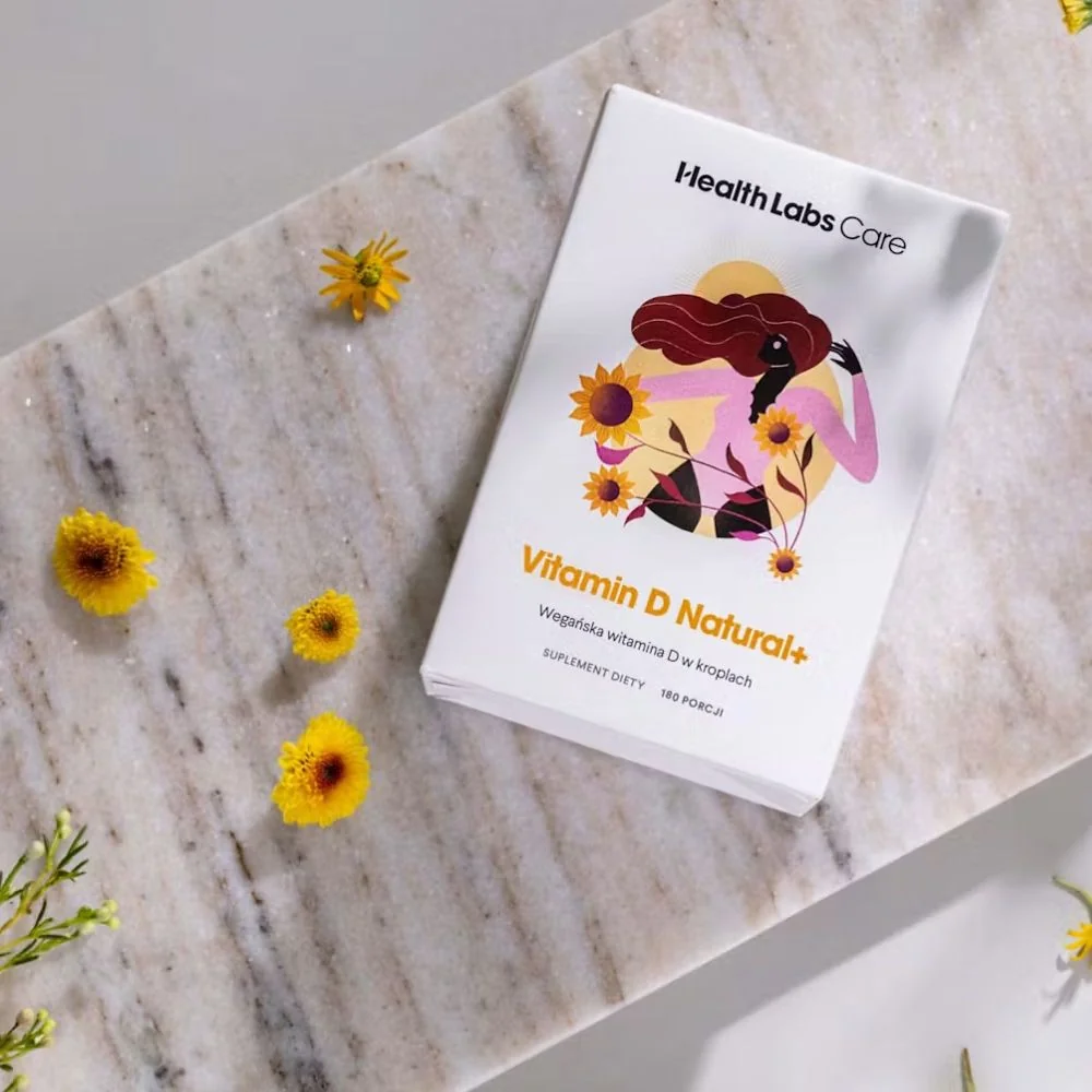 Health Labs Care Vitamin D3 Natural + Vegan kapky 180 dávek