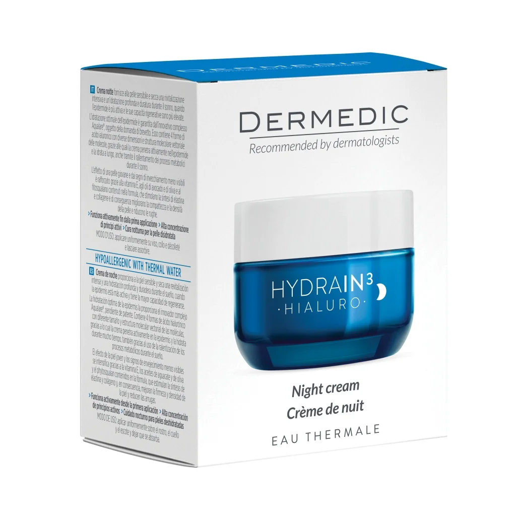 Dermedic Hydrain3 Hialuro hydratační noční krém 50 ml