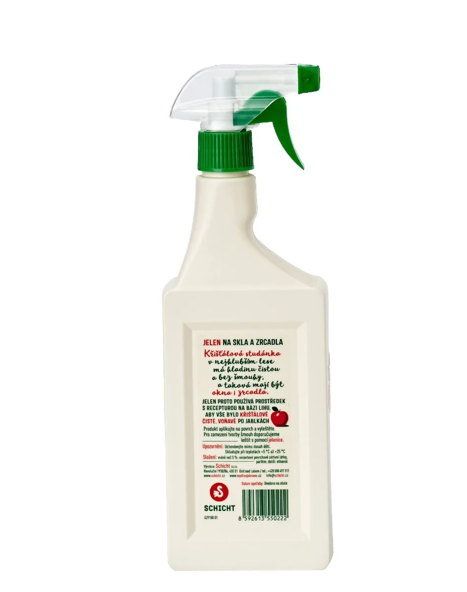 Jelen Na skla a zrcadla s vůní jablka 500 ml