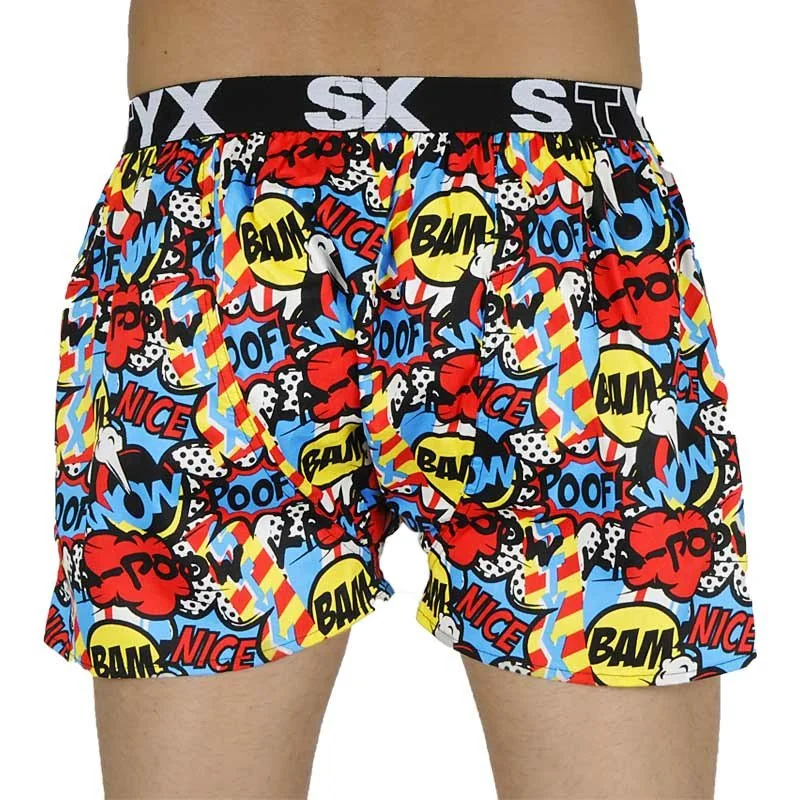 Styx Pánské trenky art sportovní guma poof (B1153) S