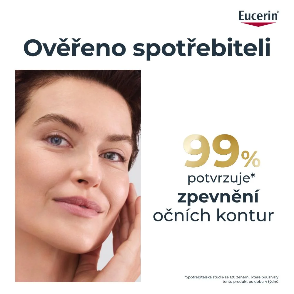 Eucerin Hyaluron-Filler + Elasticity SPF20 oční krém proti vráskám 15 ml