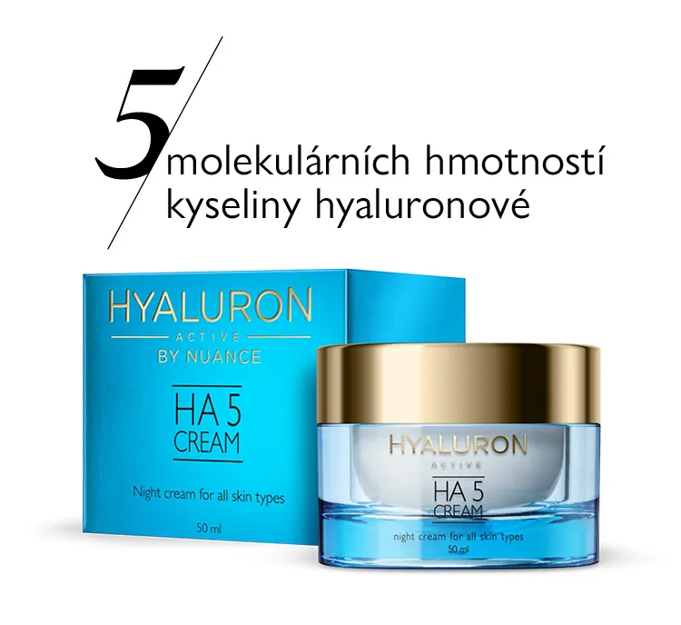 Nuance Hyaluron Active HA 5 noční krém pro všechny typy pleti 50 ml