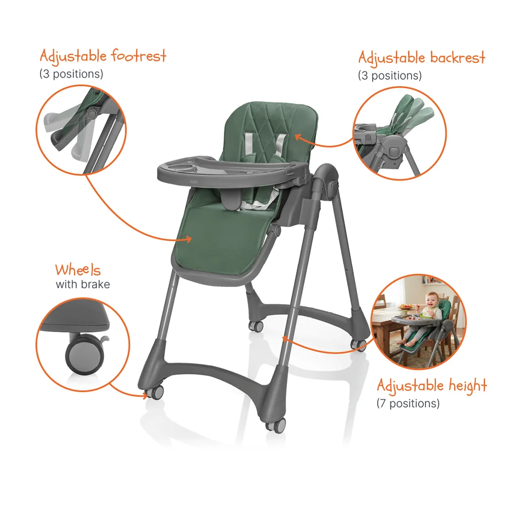 Zopa Dětská židlička Primo, Ivory Beige 3