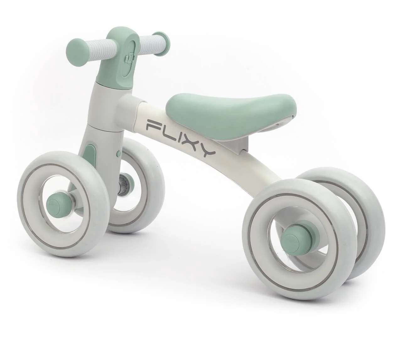 Milly Mally Dětské odrážedlo FLIXY s LED světlem a EVA koly (12–36 měsíců). mint