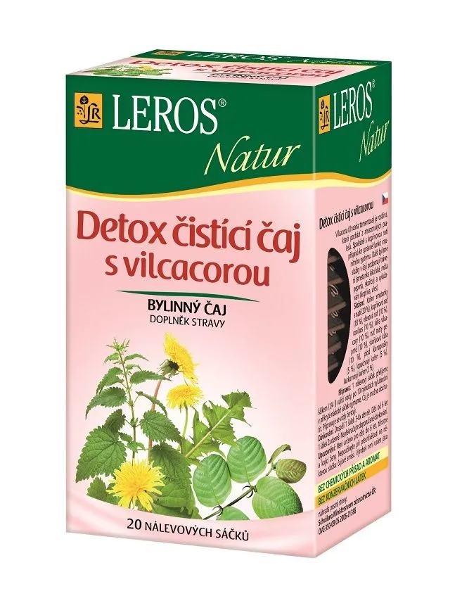 Leros Bylinkový detox 20x1,5 g