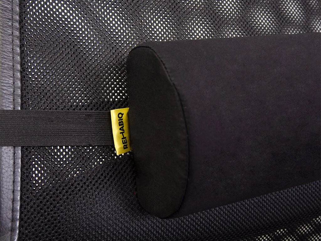 Rehabiq bederní opěrka půlválec 28 x 9 cm černá