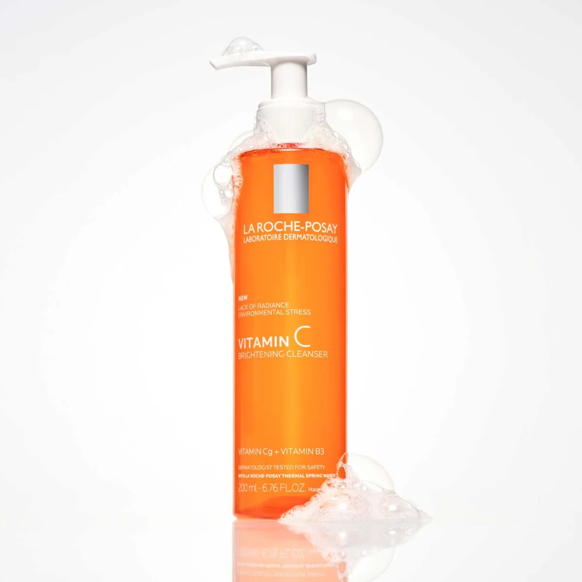 La Roche-Posay Pure Vitamin C pěnivý čisticí gel na rozjasnění pleti 200 ml