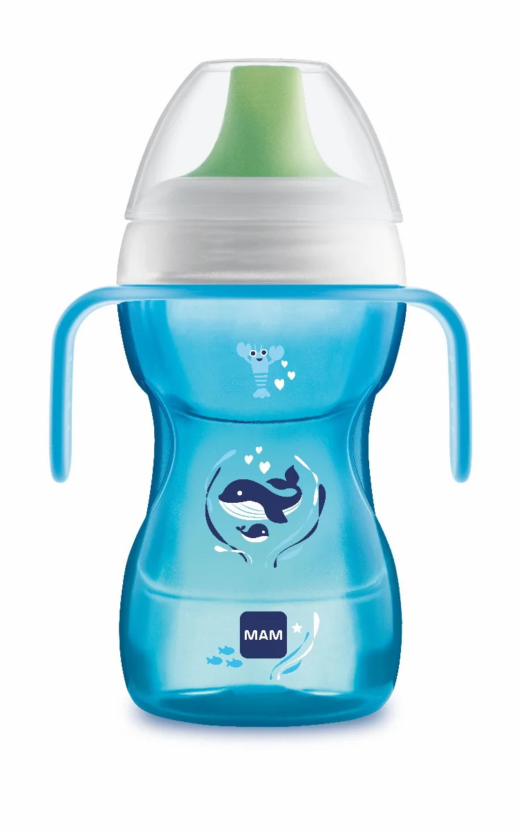 MAM Fun to drink cup 8m+ 270 ml hrnek na učení s oušky 1 ks
