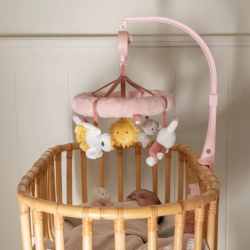 Little Dutch Hudební kolotoč Miffy Fluffy Pink