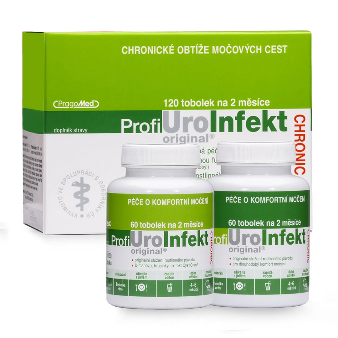 Pragomed ProfiUro Infekt Chronic 60+60 tobolek