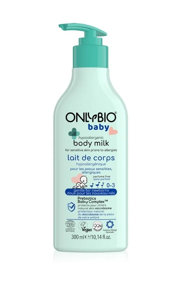 OnlyBio Hypoalergenní tělové mléko pro miminka 300 ml