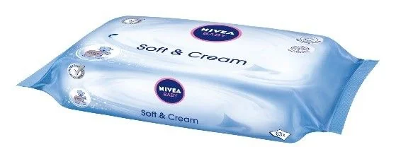 RP NIVEA Baby ubrousky Soft&Cream 63 ks