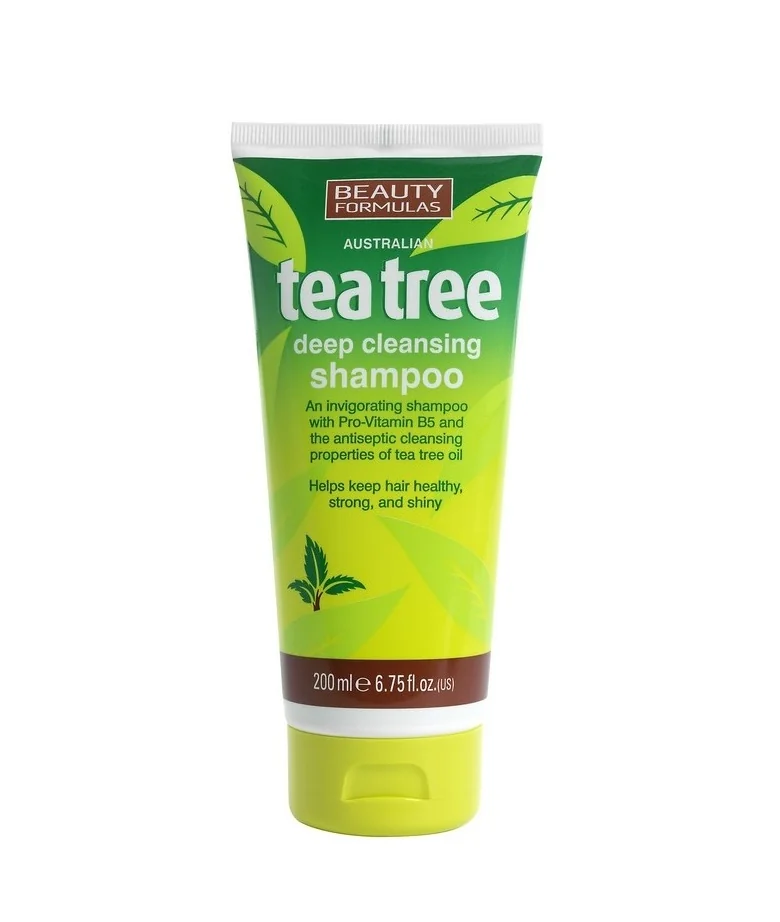 Beauty Formulas Tea Tree Čisticí šampon na vlasy 200 ml