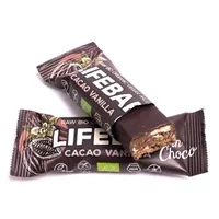 LifeFood Lifebar InChoco tyčinka Cacao Vanilla RAW BIO